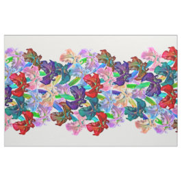 Tecido Painel Grande Iris Brilhante