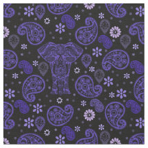 Tecido Paisley Elephant Damask