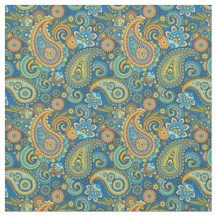 Tecido - Paisley Francês Multicolorido