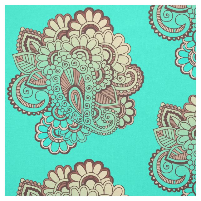 Tecido Paisley Ornaments I + seu apoio. & ideias (Modelo)