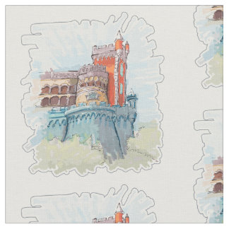 Tecido Palácio Pena em Sintra, Portugal