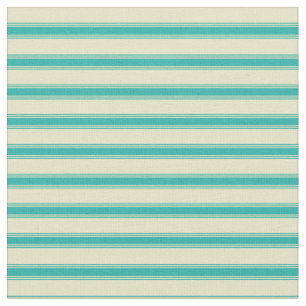 Tecido Pale Goldenrod e padrão verde do mar claro