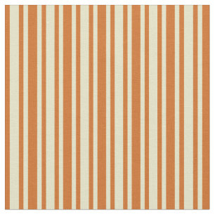 Tecido Pálida Goldenrod & Chocolate Striped/Links