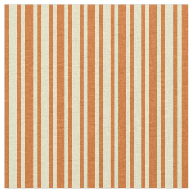 Tecido Pálida Goldenrod & Chocolate Striped/Links (Detalhe)