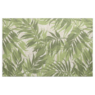 Tecido Palmeiras Areca Havaiano Tropical Vintage