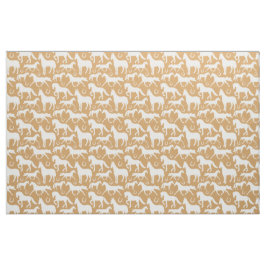 Tecido Palomino Horse Pattern