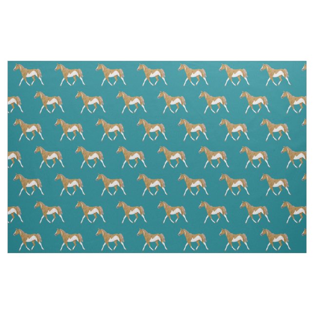 Tecido Palomino Paint Horse (Fat Quarter)