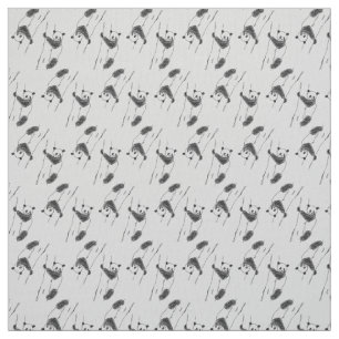 Tecido Panda Bear Sketch Patterch