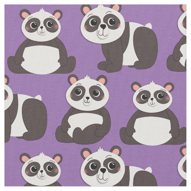 Tecido Panda Bears Cuecas (Detalhe)