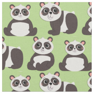 Tecido Panda Bears Cuecas
