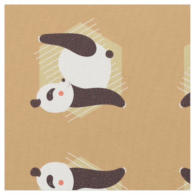 Tecido Panda Yoga (Detalhe)