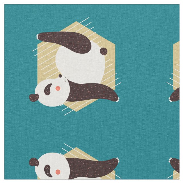 Tecido Panda Yoga (Detalhe)