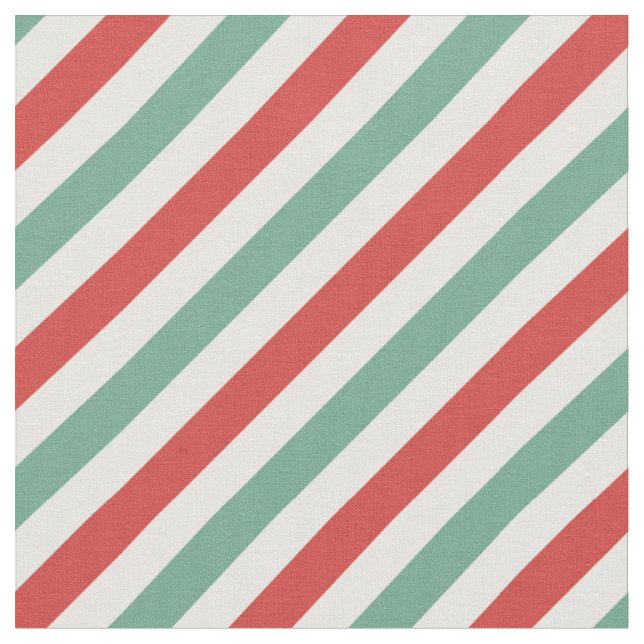 Tecido Panela de Natal do Retro Candy Strips Vermelho Ver (Detalhe)
