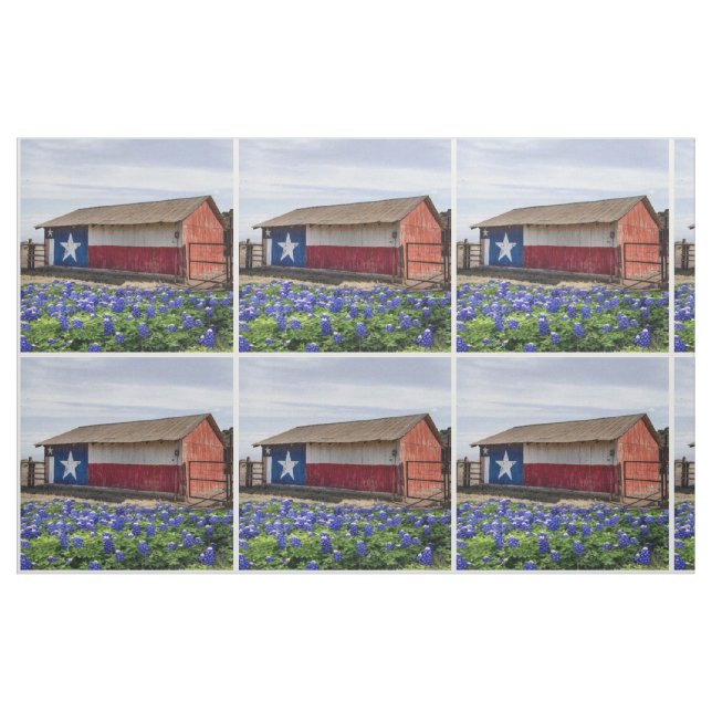 Tecido Panela do Texas com Bluebonnets (Fat Quarter)
