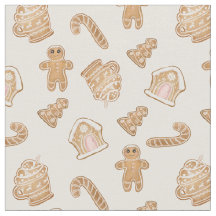 Pão de Gengibre Rosa doce Padrão de Natal sem cost