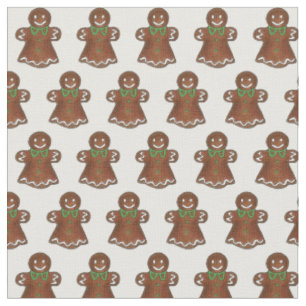 Tecido Pão de Natal Lady Damas Cookie Holiday