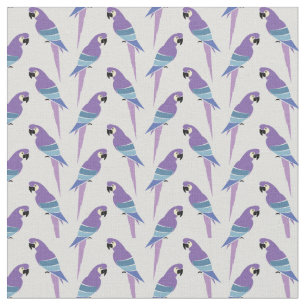 Tecido Papagaios roxos