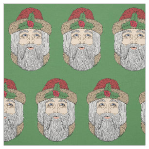 Tecido Papai Noel/Pai Natal 