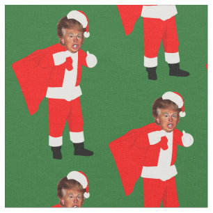 Tecido papais noeis do xmas donald trump