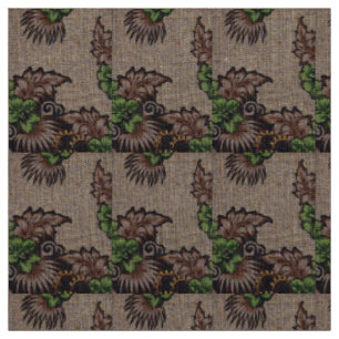 Tecido Papel de embrulho floral cera africana vintage