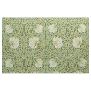 Tecido Papel de Parede Floral Azul Pimpinela de William M