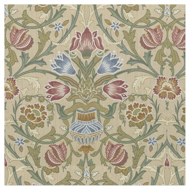 Tecido Papel de Parede Floral Brocado William Morris (Detalhe)