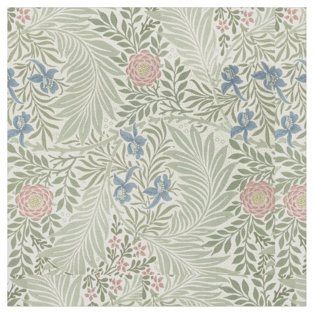 Tecido Papel de Parede Floral Larkspur de William Morris (Detalhe)