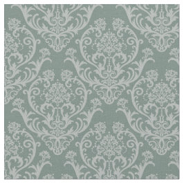 Tecido Papel de parede floral verde