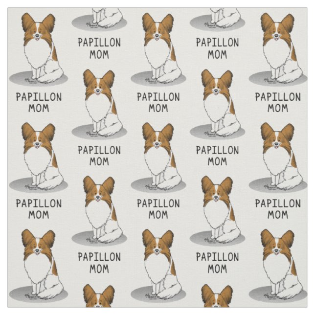 Tecido Papillon Mãe Papillon Mamãe (branco e elegante) Ca (Modelo)