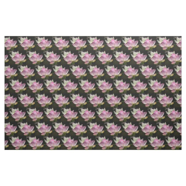 Tecido Par de Flores de Lotus II (Jarda)