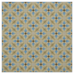 Tecido para móveis amarelo e azul