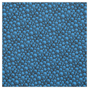Tecido Parafusos prisioneiros no azul e no preto