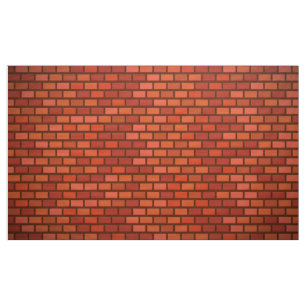 Tecido Parede de tijolo vermelho