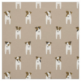 Tecido Parson Jack Russell Terriers Cães bonitinhos de qu