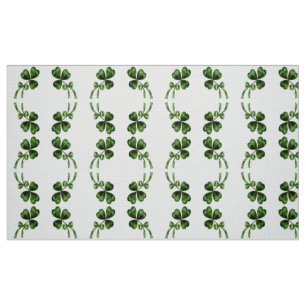 Tecido PARTIDO Dia de São Patrício VERDE IRLANDESA SHAMRO