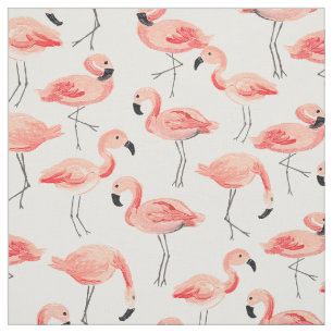 Tecido Partido do flamingo