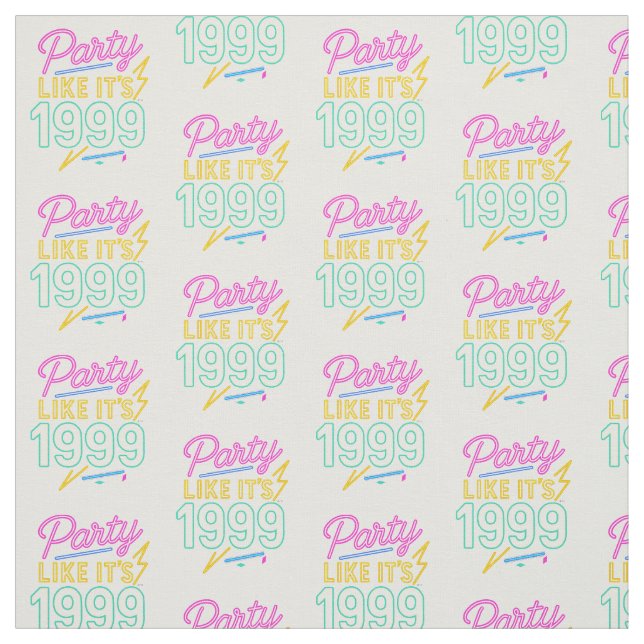 Tecido Party Like It’s 1999®™ – Neon Voltage (Modelo)