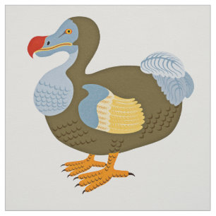 Tecido Pássaro clássico do Dodo dos desenhos animados