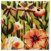 Pássaro do Flor Laranja