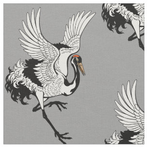 Tecido pássaro-do-guindaste