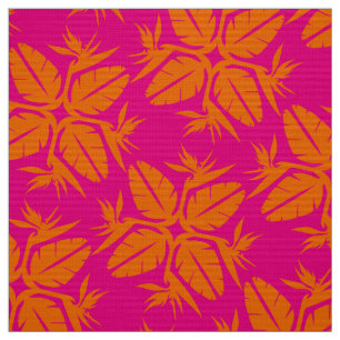 Tecido Pássaro Tropical Havaiano do Padrão de Quilt do 