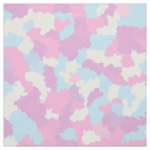 Tecido Pastel Abstrato Camouflage