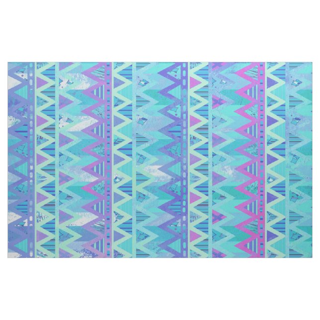 Tecido Pastel claro asteca tribal de Chevron do (Fat Quarter)