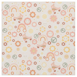 Tecido pastel de boho retro hippie