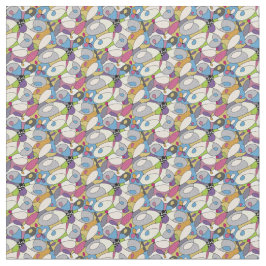 Tecido Pastel de Geometria abstrato