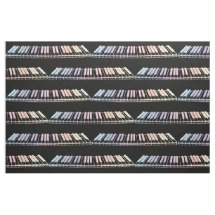 Tecido Pastel Piano Keys