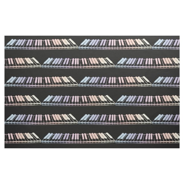 Tecido Pastel Piano Keys (Jarda)