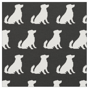 Tecido Pastor australiano Silhouette Pet Aussie