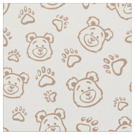 Tecido Patas de Urso Boho Menino Bebê Crianças Neutro Beg