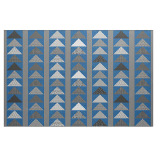 Tecido Patchwork de "Gansos Voadores" Azul